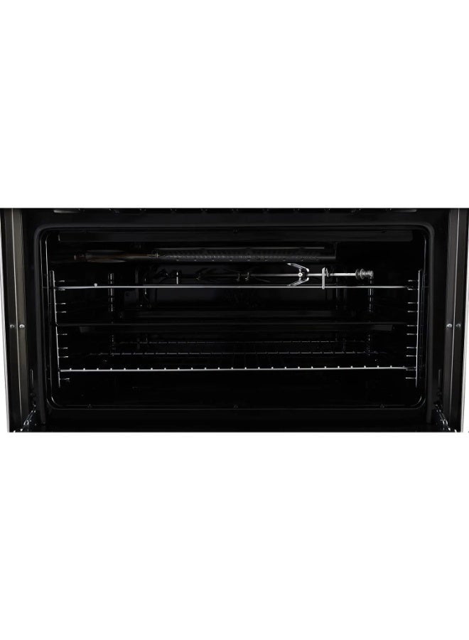 Techno Fire Gas Stove, 4 Burners, 60x60 cm - Glossy Black - Image 2